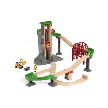 BRIO - Lift and Load Warehouse Set 32 pieces - Modern Teaching Aids NZ