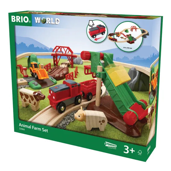 BRIO - Animal Farm Set 30 Pieces - Modern Teaching Aids NZ