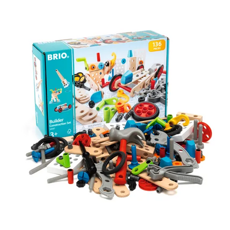 BRIO Builder - Construction Set 136 pieces - Modern Teaching Aids NZ
