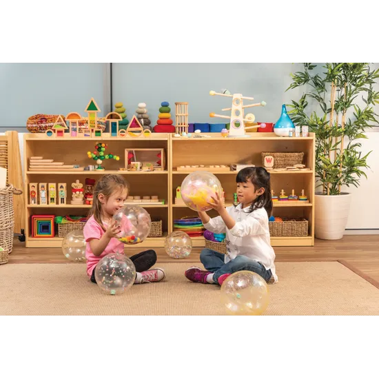 See-Through Sensory Ball Large Pom Poms - Modern Teaching Aids NZ