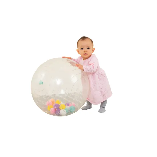 See-Through Sensory Ball Large Pom Poms - Modern Teaching Aids NZ