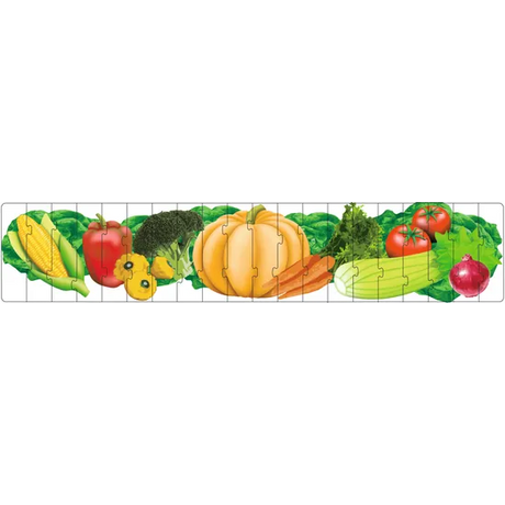 Tuzzles Vegetables in a Row Table Puzzle 20 Pieces - Modern Teaching Aids NZ