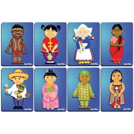 Tuzzles Children of the World 8 Puzzles - Modern Teaching Aids NZ