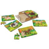 Tuzzles Farm Animals Set of 8 x 6 Pcs - Modern Teaching Aids NZ