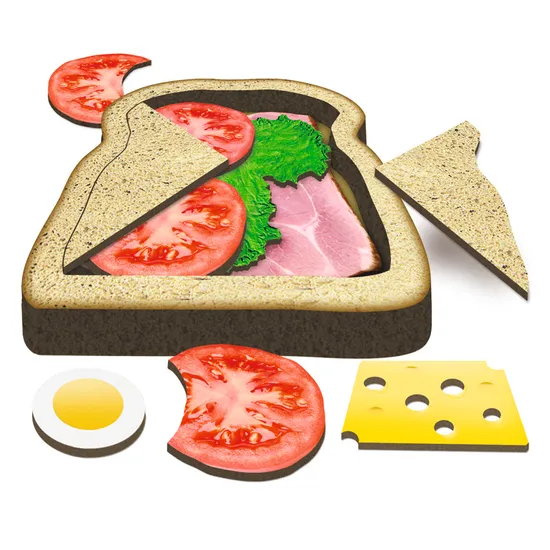 Tuzzles Sandwich Puzzle-4 Layer-15X15cm - Modern Teaching Aids NZ