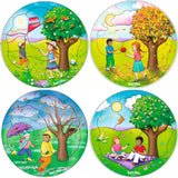 Tuzzles Seasons Raised Puzzles-Set Of 4 - Modern Teaching Aids NZ