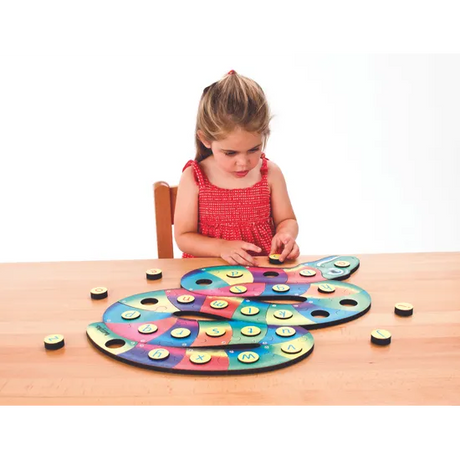 Tuzzles Alphabet Snake Puzzle-52Pc-60X40cm - Modern Teaching Aids NZ