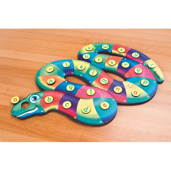 Tuzzles Alphabet Snake Puzzle-52Pc-60X40cm - Modern Teaching Aids NZ
