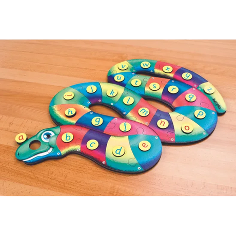 Tuzzles Alphabet Snake Puzzle-52Pc-60X40cm - Modern Teaching Aids NZ