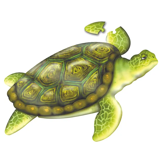 Tuzzles Turtle Floor Puzzle-18Pc-80X57cm - Modern Teaching Aids NZ