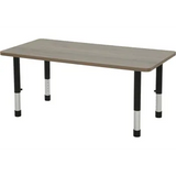 Rectangle Top - 120x60cm - Dark Oak - Modern Teaching Aids NZ