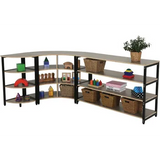 BAUSPACES - Triple Curved Shelf - Modern Teaching Aids NZ