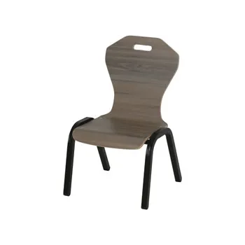 BAUSPACES - Stackable Chair - 31cm - Black - Modern Teaching Aids NZ