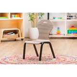 BAUSPACES - Stackable Chair - 31cm - Black - Modern Teaching Aids NZ