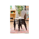 BAUSPACES - Stackable Chair - 31cm - Black - Modern Teaching Aids NZ