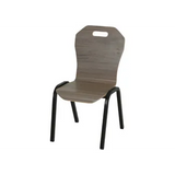 BAUSPACES - Stackable Chair - 46cm - Black - Modern Teaching Aids NZ