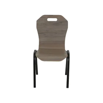 BAUSPACES - Stackable Chair - 46cm - Black - Modern Teaching Aids NZ