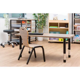 BAUSPACES - Stackable Chair - 46cm - Black - Modern Teaching Aids NZ