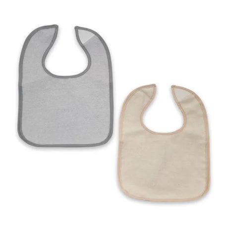 Max & Rosie Feeding Bibs Grey & Sand 30 Pack - Modern Teaching Aids NZ
