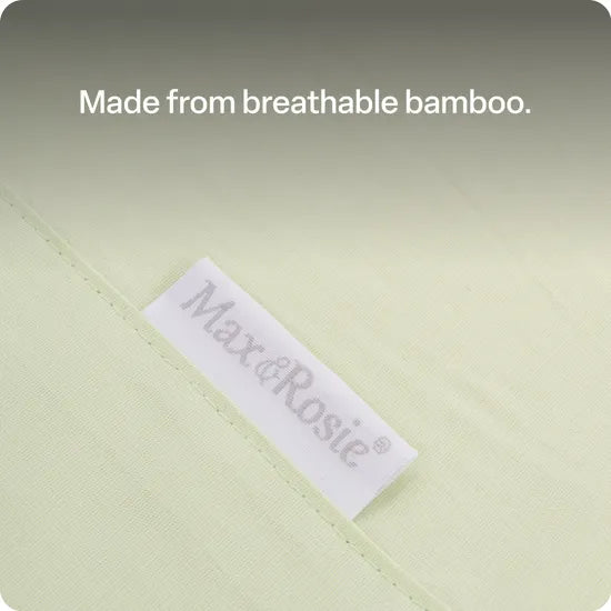 Max &amp; Rosie Premium Cotton Cot Sheet Set - Mint Green - Modern Teaching Aids NZ