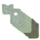 Max & Rosie Pull Over Bibs - Mint/Olive/Avocado 10 Pieces - Modern Teaching Aids NZ