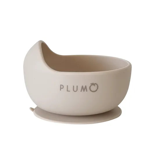 Plum Silicone Duck Egg Bowl - Sand