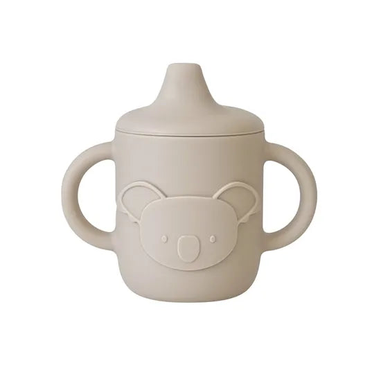 Plum Silicone Sippy Cup - Sand