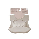 Plum Silicone Bib - Sand