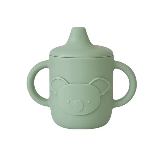 Plum Silicone Sippy Cup - Olive