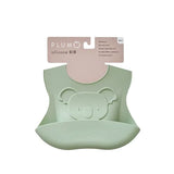 Plum Silicone Bib - Olive