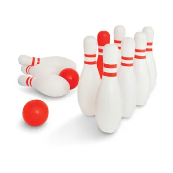 BS Toys - Red & White Bowling - Modern Teaching Aids NZ