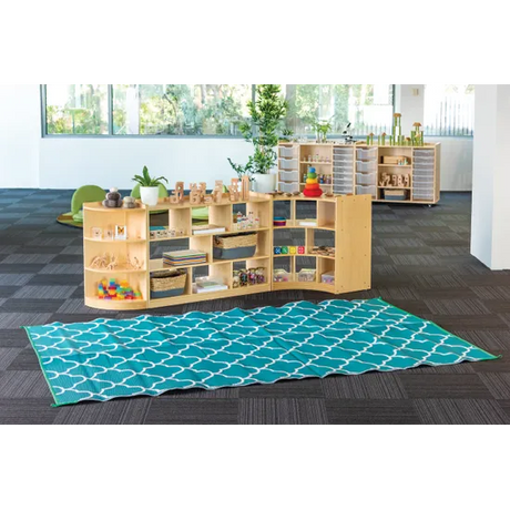 Teal Recycled Outdoor Mat - 300 (L) x 180 (W) cm - Modern Teaching Aids NZ