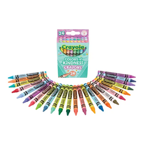 Colours of Kindness Crayons - Pack of 24 - Modern Teaching Aids NZ
