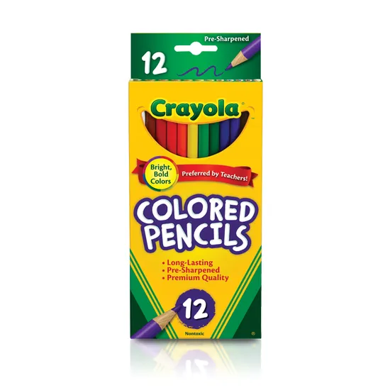 Crayola Round Coloured Pencils - Pack of 12 - Modern Teaching Aids NZ