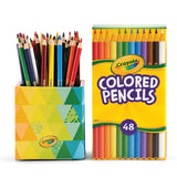 Crayola Coloured Pencils Desk Pack - Tub of 48 - Modern Teaching Aids NZ