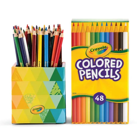 Crayola Coloured Pencils Desk Pack - Tub of 48 - Modern Teaching Aids NZ