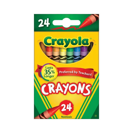 Crayola Regular Crayons Box Of 24 - Modern Teaching Aids NZ