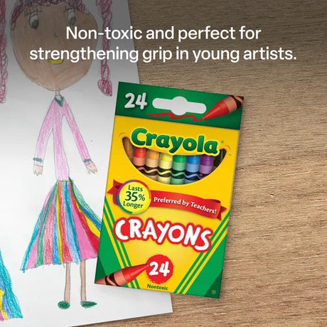 Crayola Regular Crayons Box Of 24 - Modern Teaching Aids NZ
