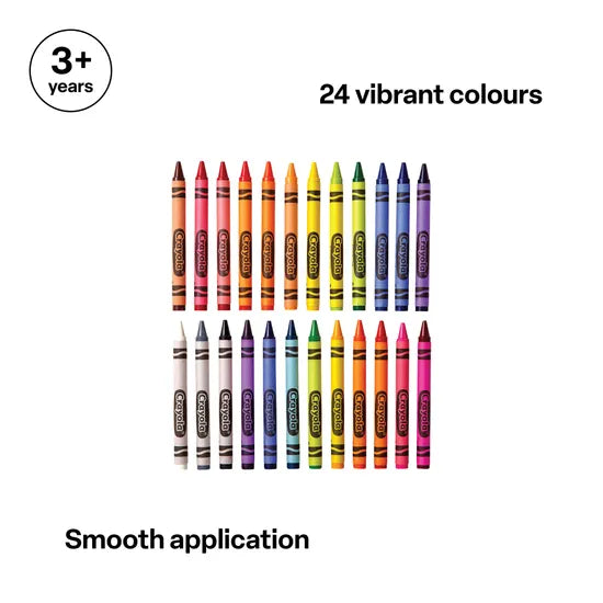 Crayola Regular Crayons Box Of 24 - Modern Teaching Aids NZ