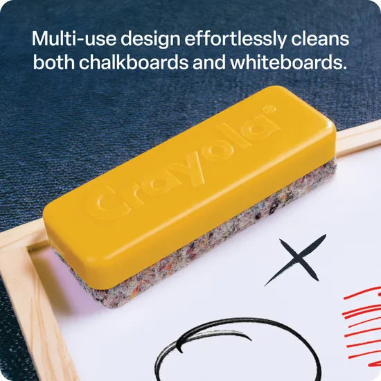 Crayola Chalk & Whiteboard Duster - Modern Teaching Aids NZ