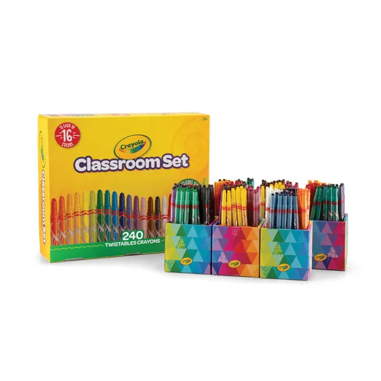 Crayola Twistables Crayons Classpack of 240 - Modern Teaching Aids NZ