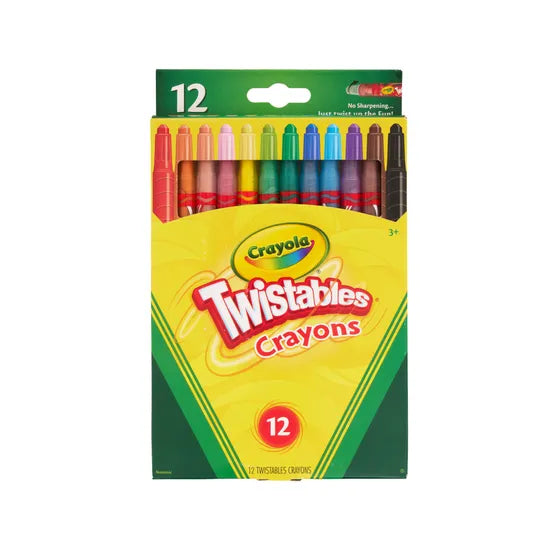 Crayola Twistables Crayons - Pack of 12 - Modern Teaching Aids NZ