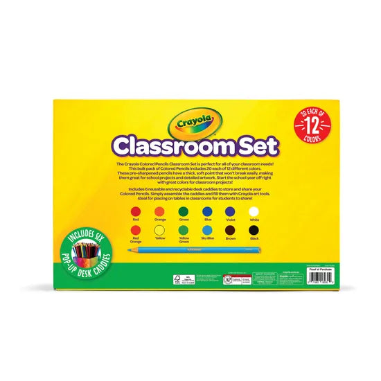 Crayola Coloured Pencils - Box of 240 - Modern Teaching Aids NZ