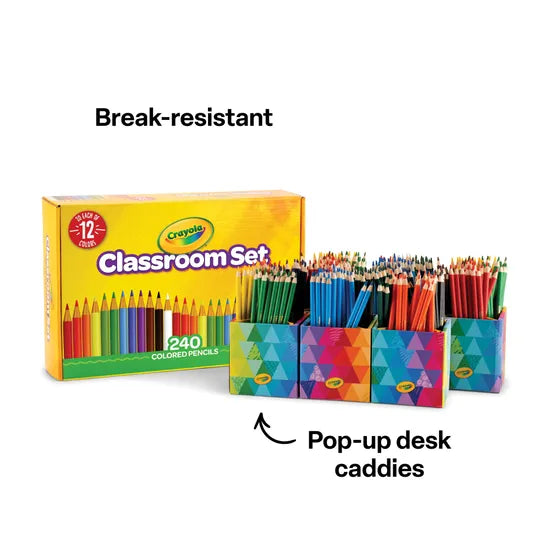 Crayola Coloured Pencils - Box of 240 - Modern Teaching Aids NZ