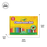 Crayola Coloured Pencils - Box of 240 - Modern Teaching Aids NZ