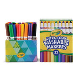 Crayola Broadline Washable Markers - Tub of 32 - Modern Teaching Aids NZ