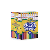 Crayola Broadline Washable Markers - Tub of 32 - Modern Teaching Aids NZ