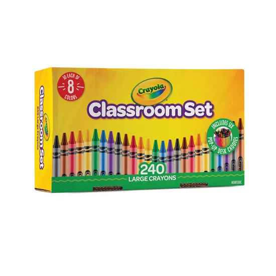 Crayola Crayons Classroom Set - Pack of 240 - Modern Teaching Aids NZ