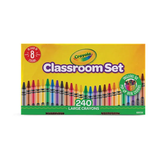 Crayola Crayons Classroom Set - Pack of 240 - Modern Teaching Aids NZ