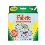 Crayola Bright Fabric Markers - Pack of 10 - Modern Teaching Aids NZ